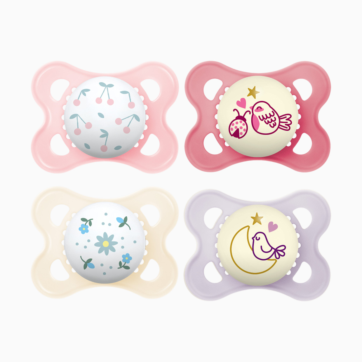 MAM Day & Night Pacifiers 0-6 Months (4 Pack).