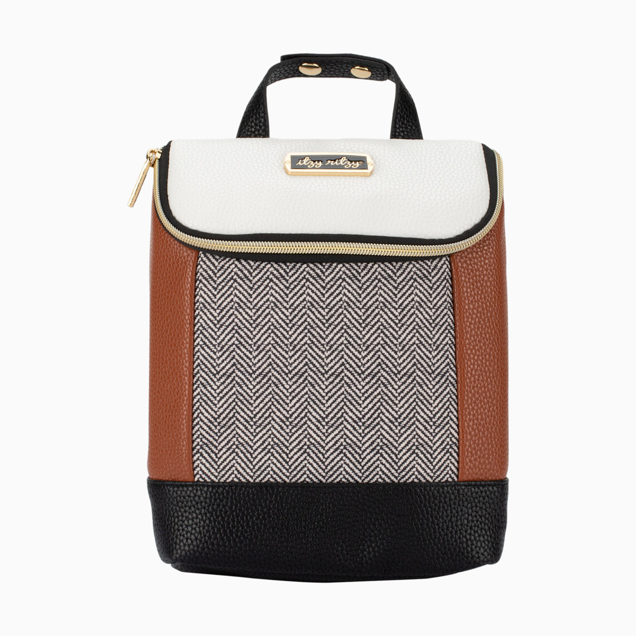 Itzy Ritzy Bottle Bag - Coffee & Cream.