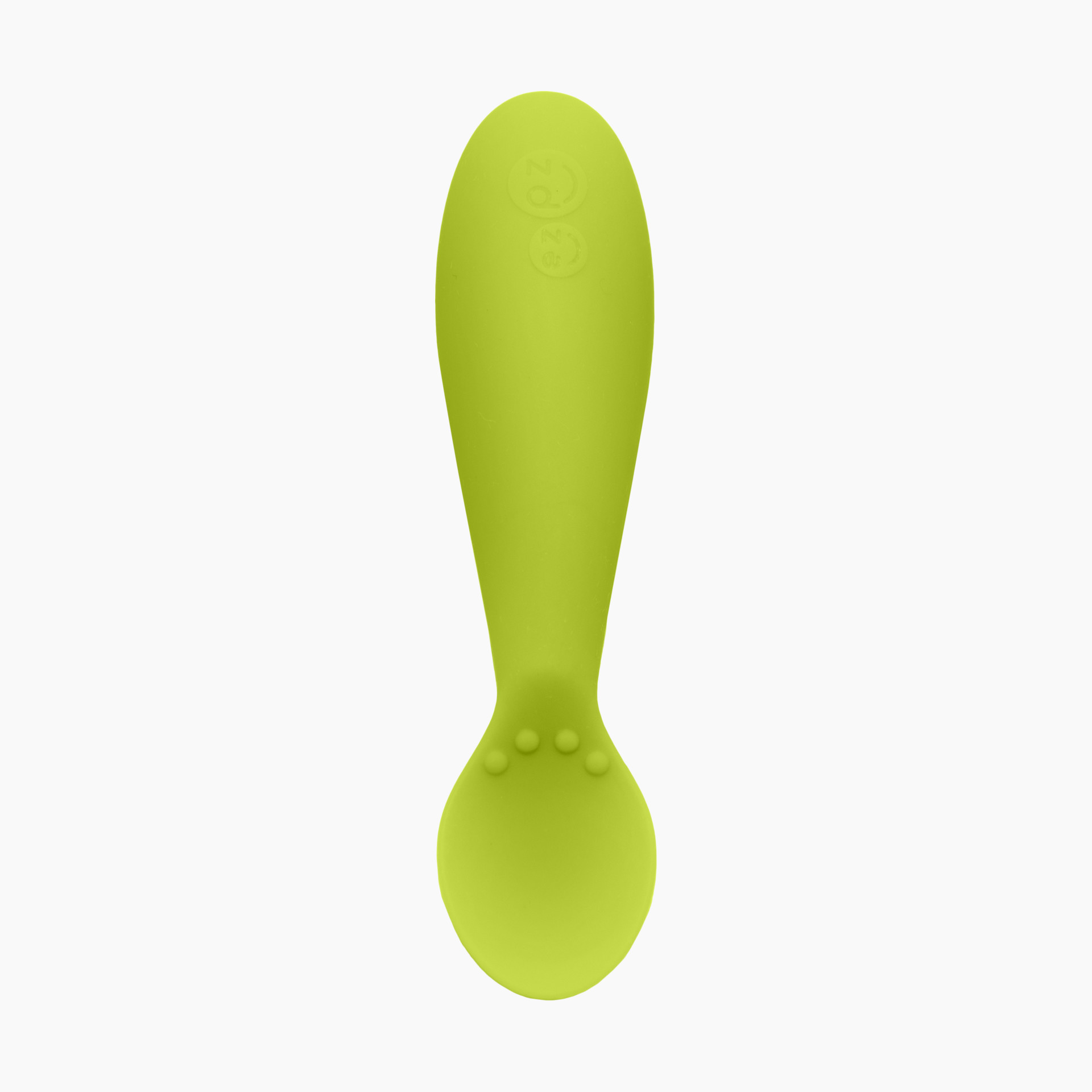  ezpz Tiny Spoon (2 Pack in Lime) - 100% Silicone