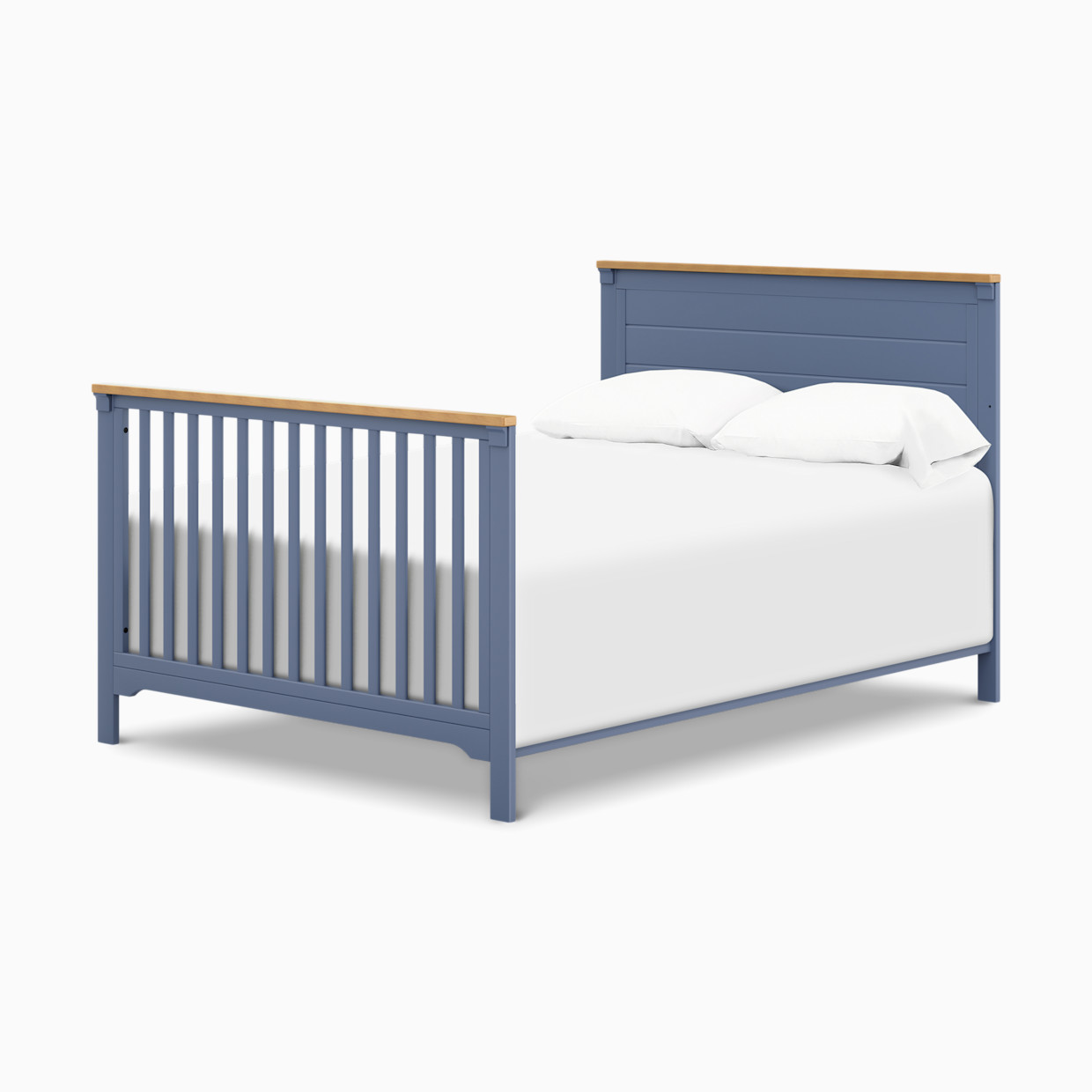 daVinci Shea 4-in-1 Convertible Crib - Cove Blue/Honey.