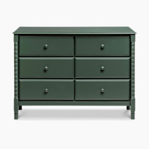 DaVinci Jenny Lind Spindle 6-Drawer Dresser in Forest Green