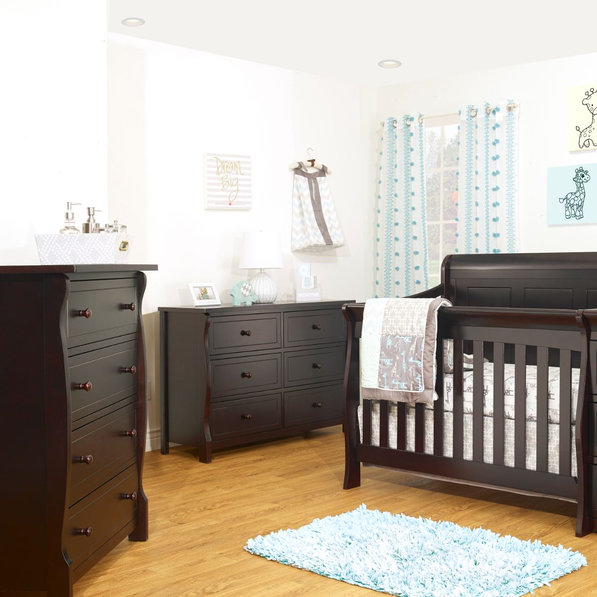 Sorelle Princeton Elite Double Dresser - Espresso.