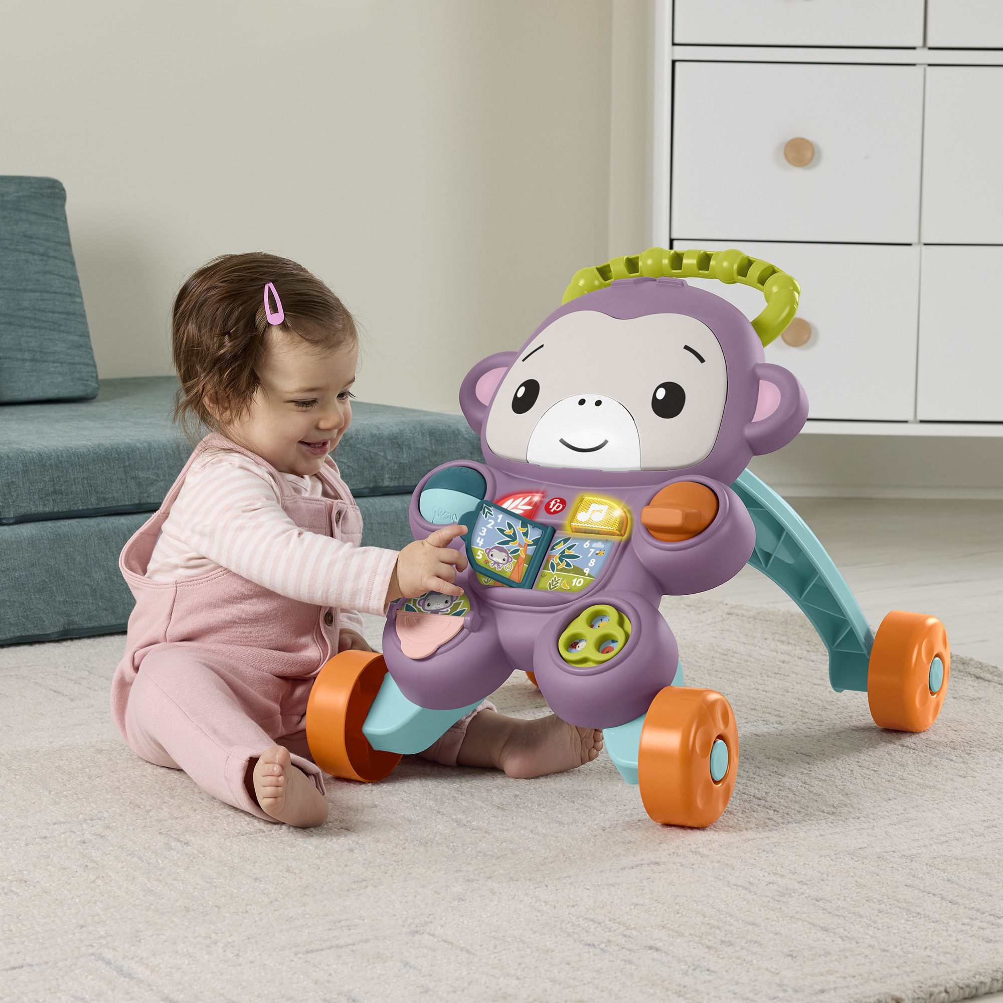 Fisher-Price Purple Monkey Walker.