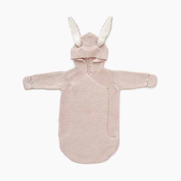 Oeuf Bunny Wrap - Light Pink, One Size.
