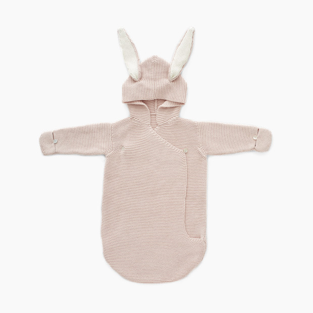 Oeuf Bunny Wrap - Light Pink, One Size.