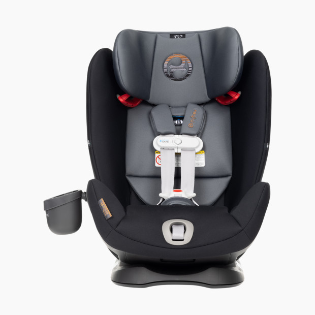 Cybex Eternis S SensorSafe All-in-One Convertible Car Seat - Pepper Black.