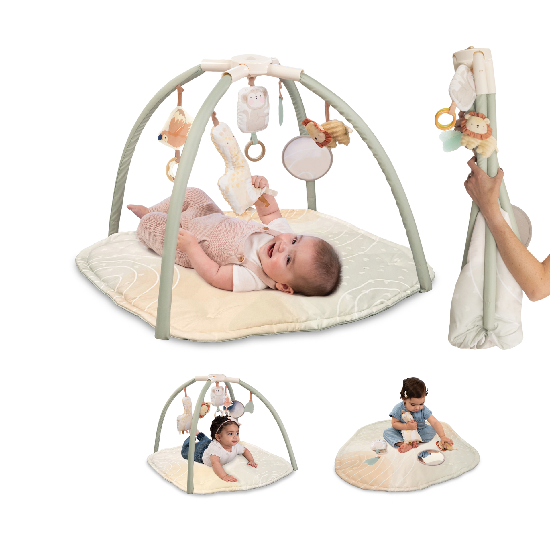 Infantino 4-in-1 Twist & Fold Activity Gym & Play Mat.