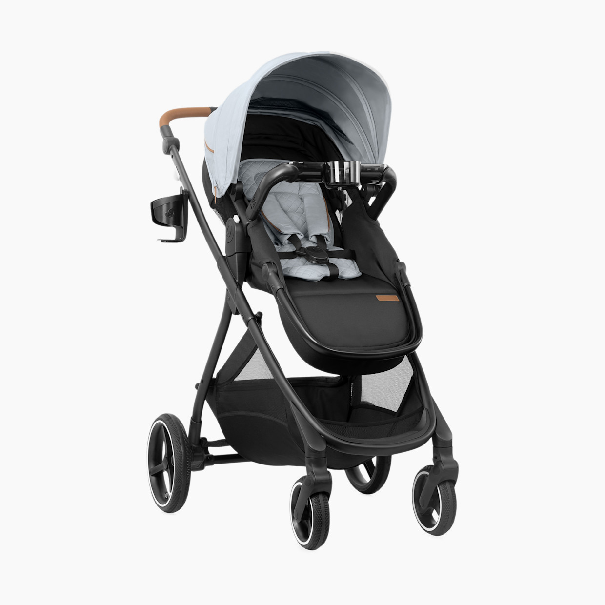 Evenflo Shyft Intuiti+ Stroller with Green & Gentle Fabric - Quartz.
