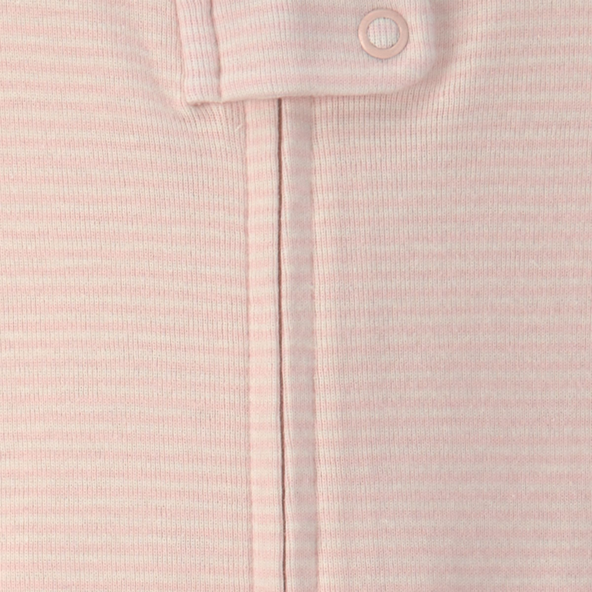 Carter's Snug Fit Sleep & Play Pajamas (2 Pack) - Pink Striped Flower, 6M.