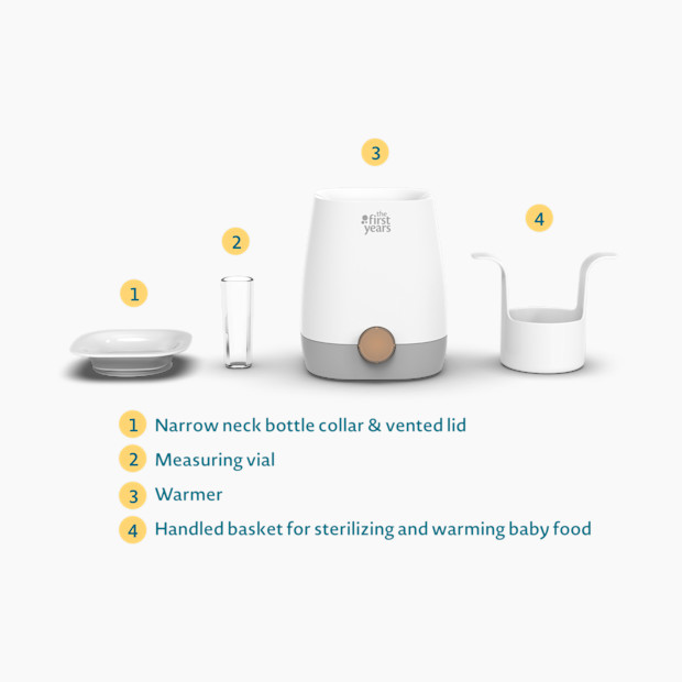 The First Years 2-in-1 Simple Serve Bottle Warmer.