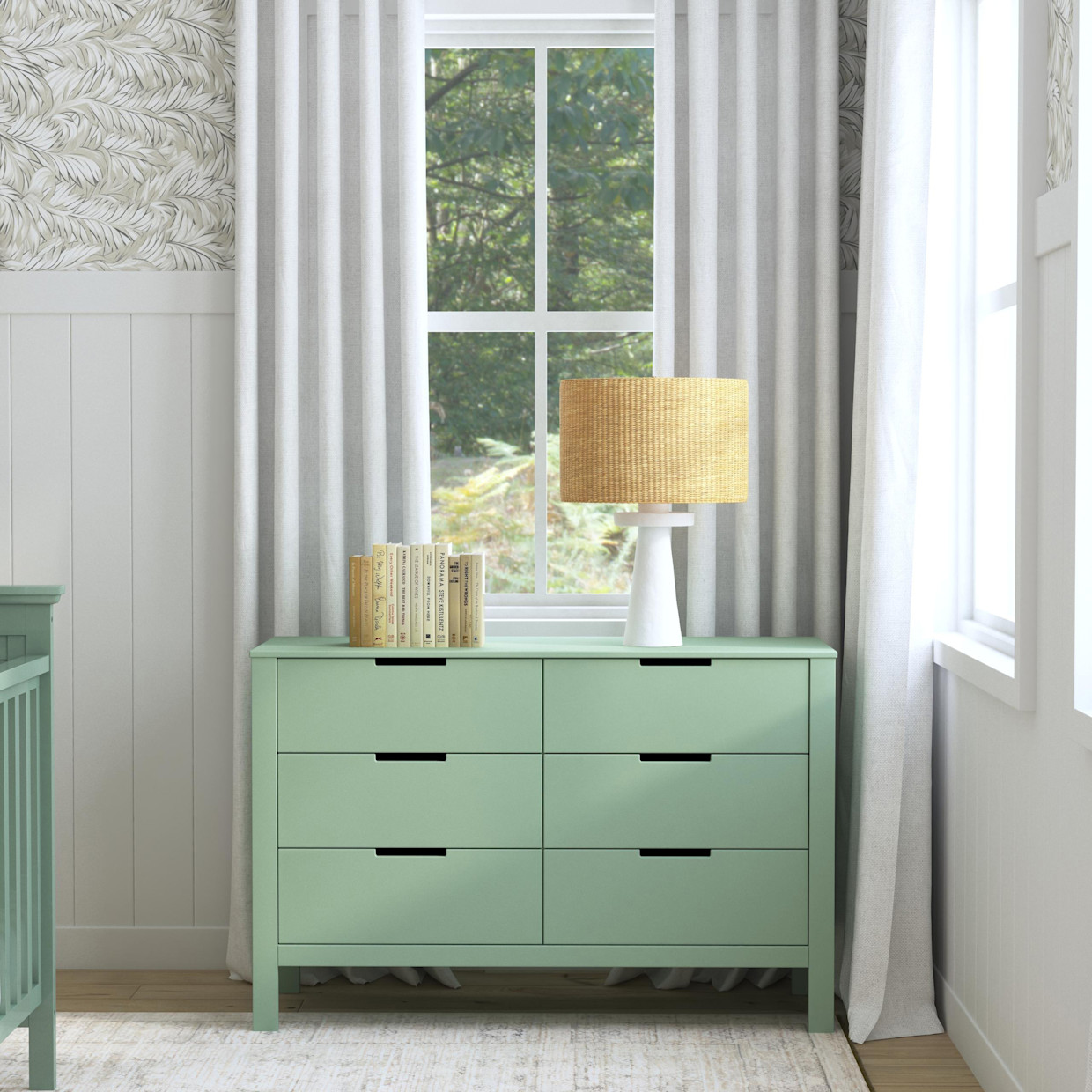 Carter's by daVinci Colby 6-Drawer Dresser - Light Sage.