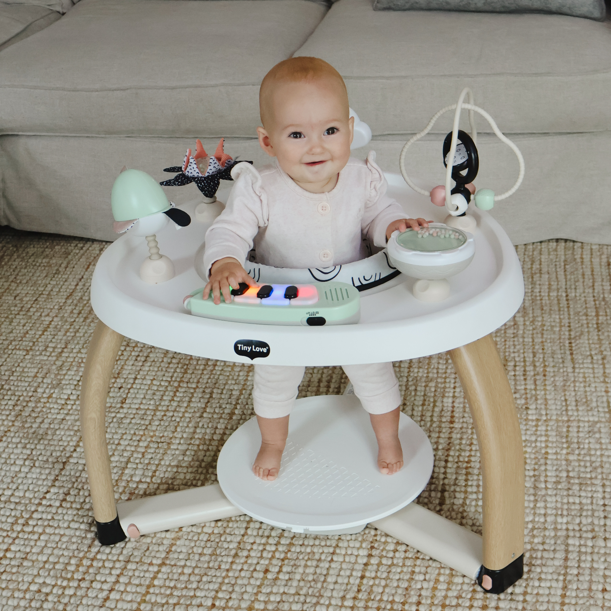 Tiny Love 5in1 Stationary Activity Center Black & White Babylist Shop