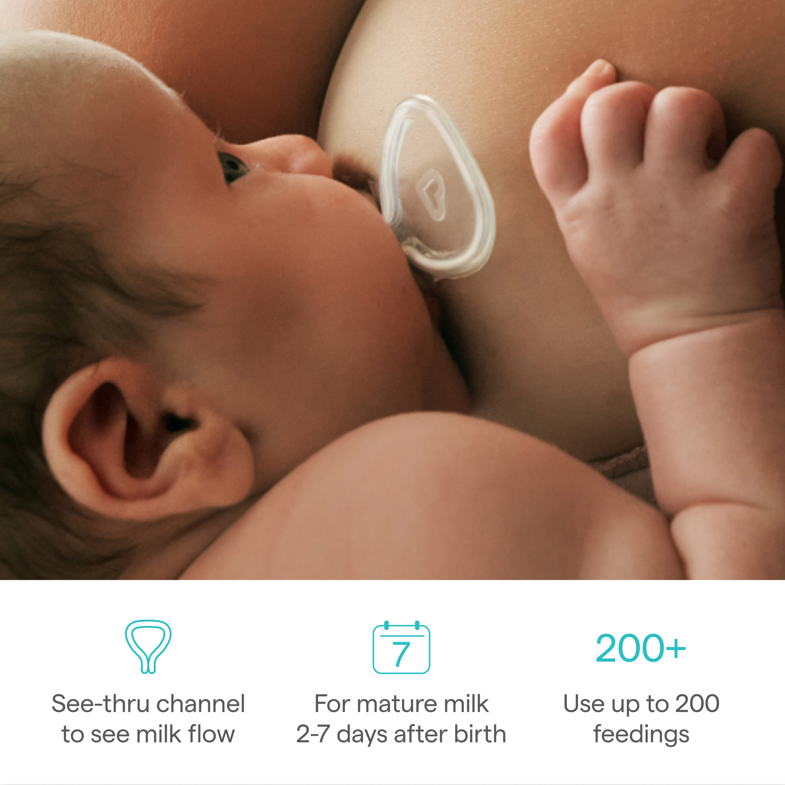 Munchkin Flow Nipple Shield +.