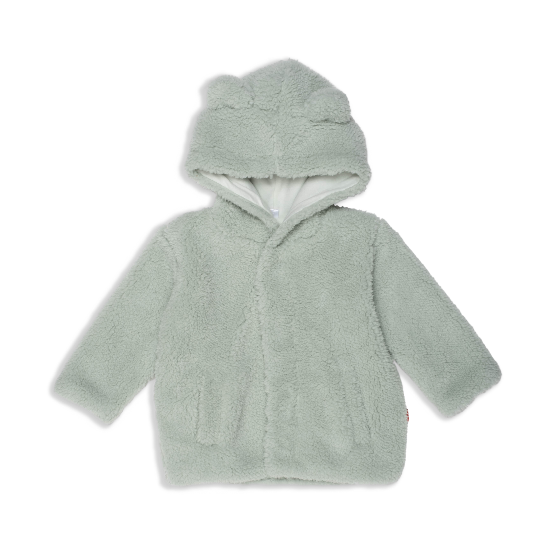 Magnetic Me Fleece Jacket - Sage, 0-6 M.