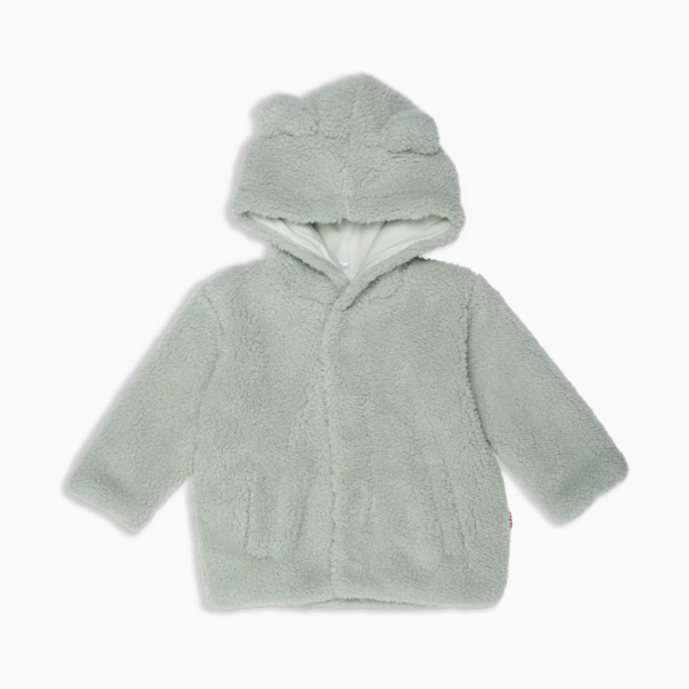 Magnetic Me Fleece Jacket - Sage, 0-6 M.