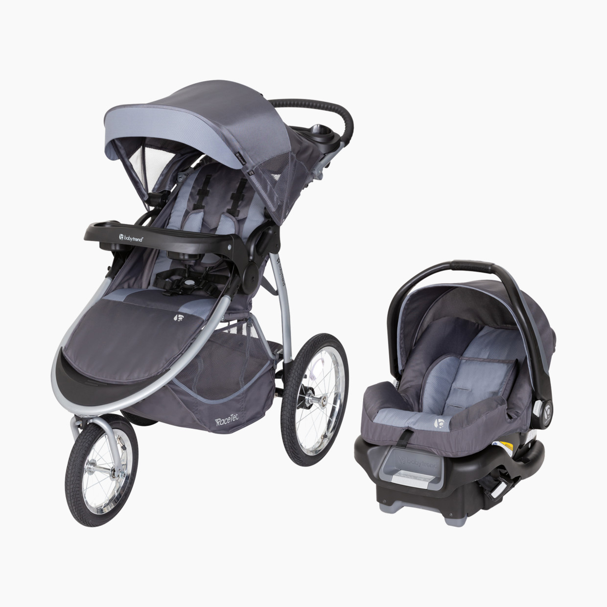 Baby Trend Expedition Race Tec Jogger Travel System - Ultra Grey.