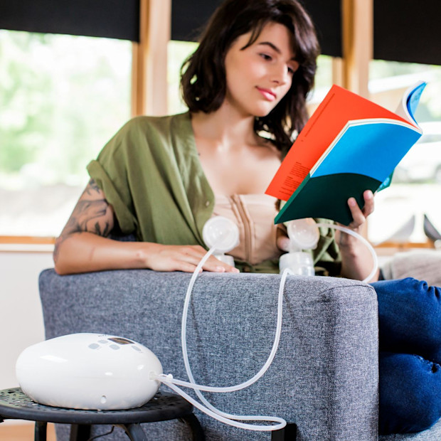 Motif Medical Luna Double Electric Breast Pump with Battery.