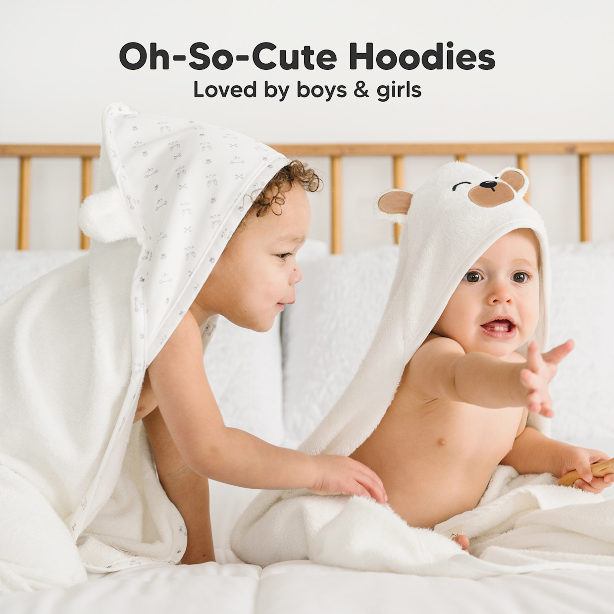 KeaBabies Cuddle Bamboo Viscose Hooded Towel - Rooster.