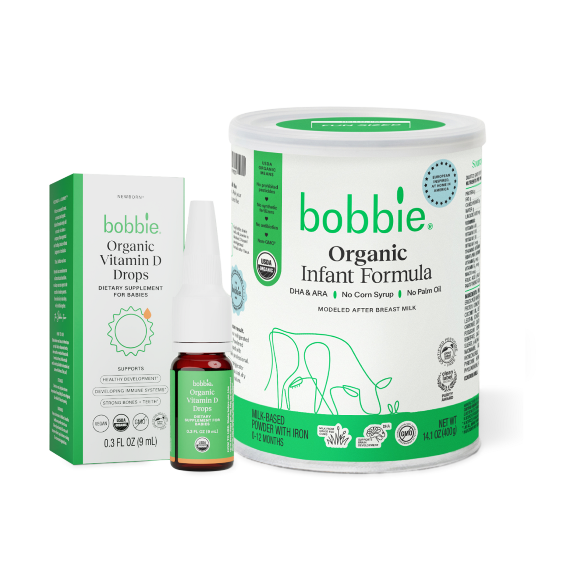 Bobbie Combo Feeding Infant Formula Kit.