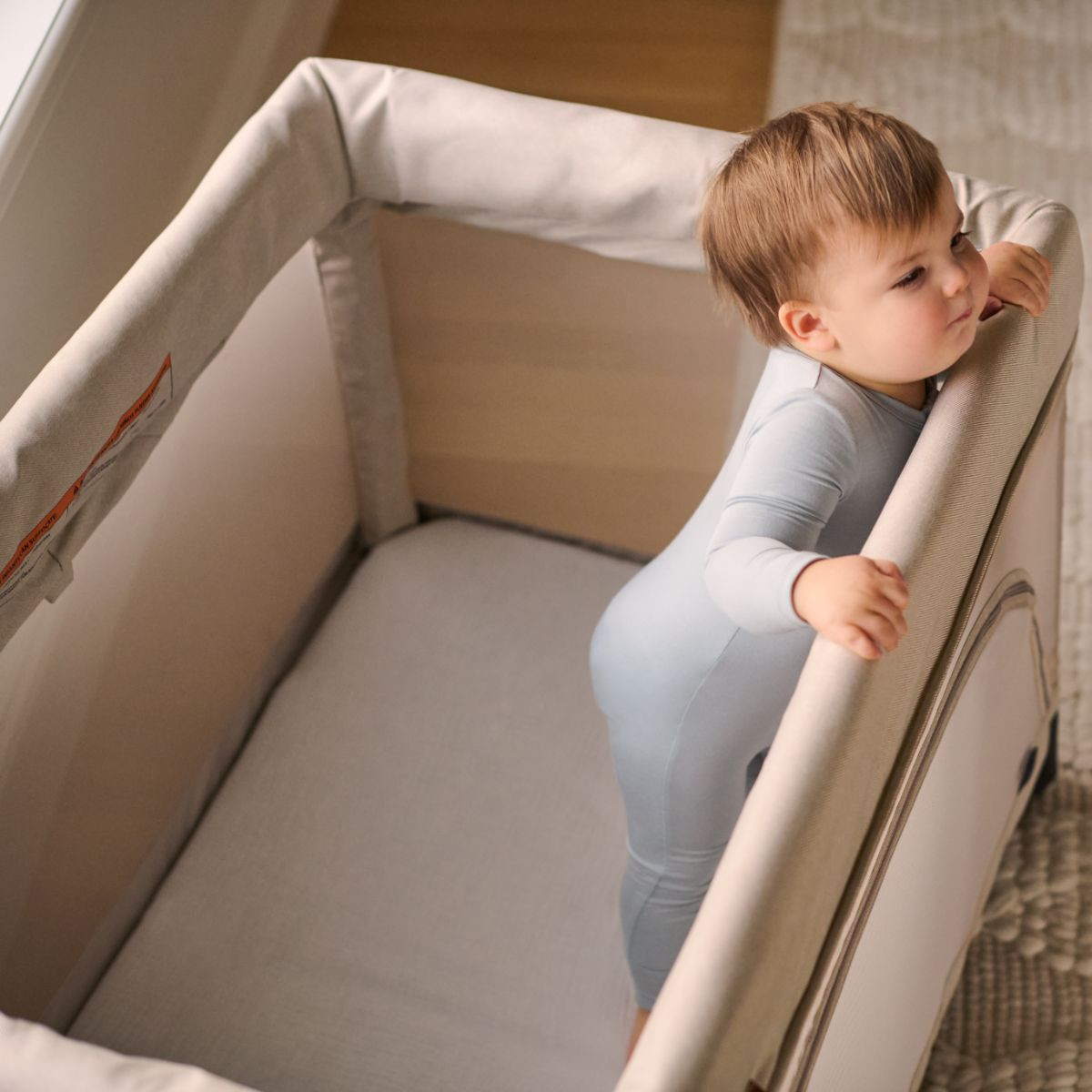UPPAbaby REMI Travel Crib & Playard Organic Cotton Mattress Cover.