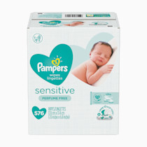 pampers sensitive baby wipes 576 ct OLD