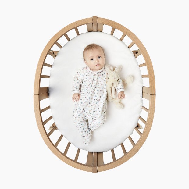 Stokke Sleepi Mini Crib and Mattress Bundle V2 - Natural.