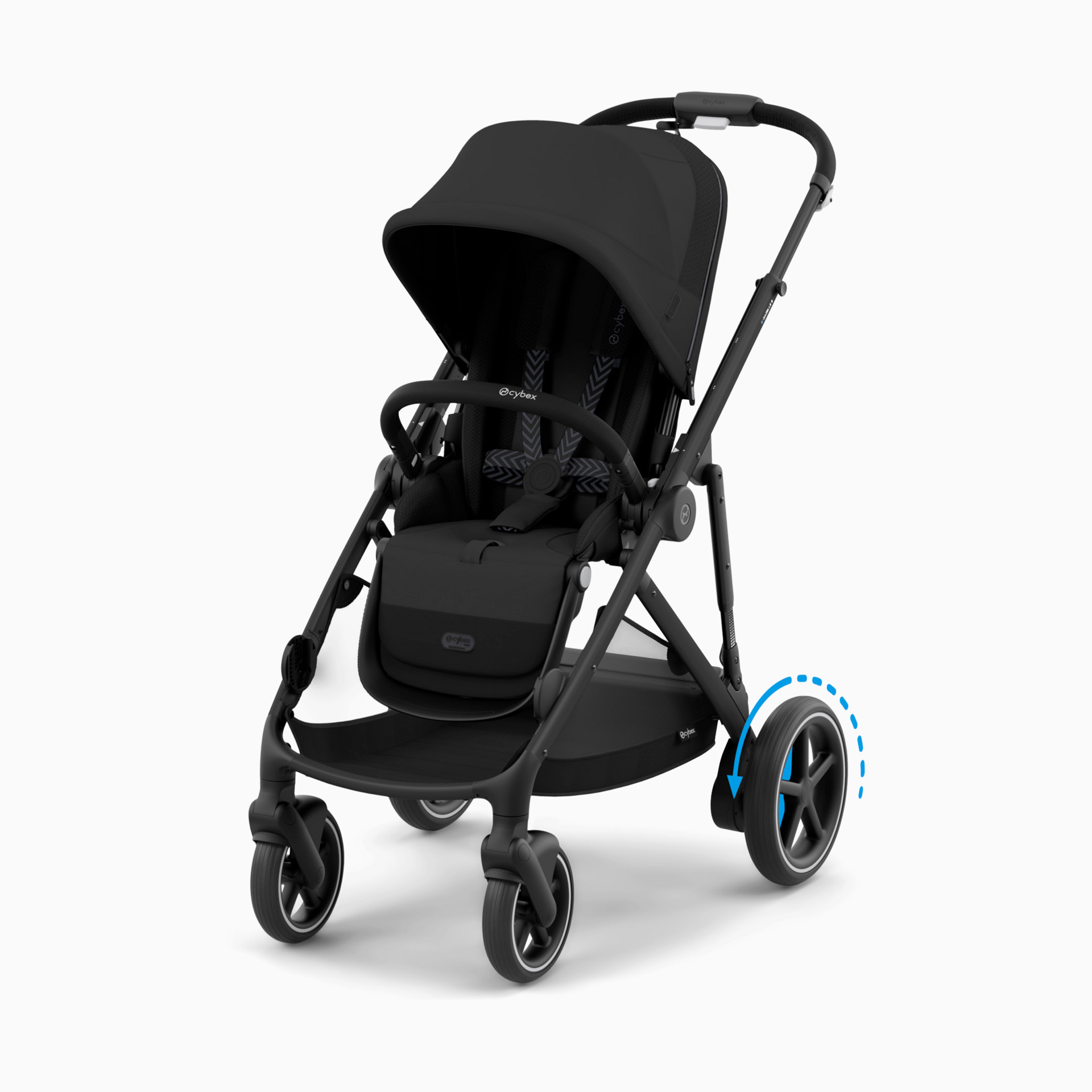 クリーニング済　☆綺麗☆　サイベックス　Cybex　 イージーS　ブラック Cybex eGazelle S Electronic Assist Stroller - Black Frame/Almond