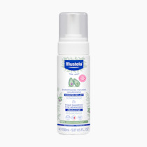 Mustela Cradle Cap Foam Shampoo for Newborn - Baby Shampoo with Natural Avocado - Tear-Free & Fragrance-Free - 5.07 fl. oz.