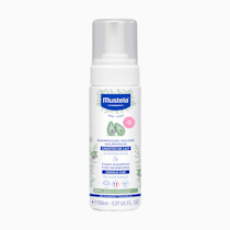 Mustela Cradle Cap Foam Shampoo for Newborn - Baby Shampoo with Naturally derived Avocado Polyphenols - Tear-Free & Fragrance-Free - 5.07 fl. oz