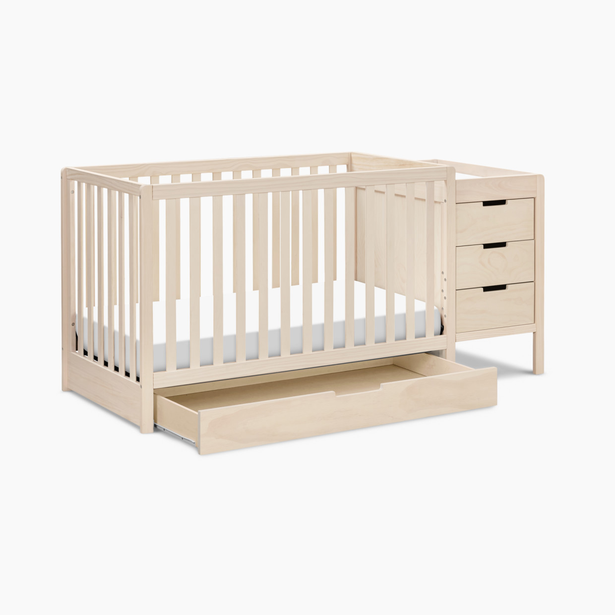 Carter's by DaVinci Colby 4-in-1 Convertible Crib & Changer Combo - Washed Natural.