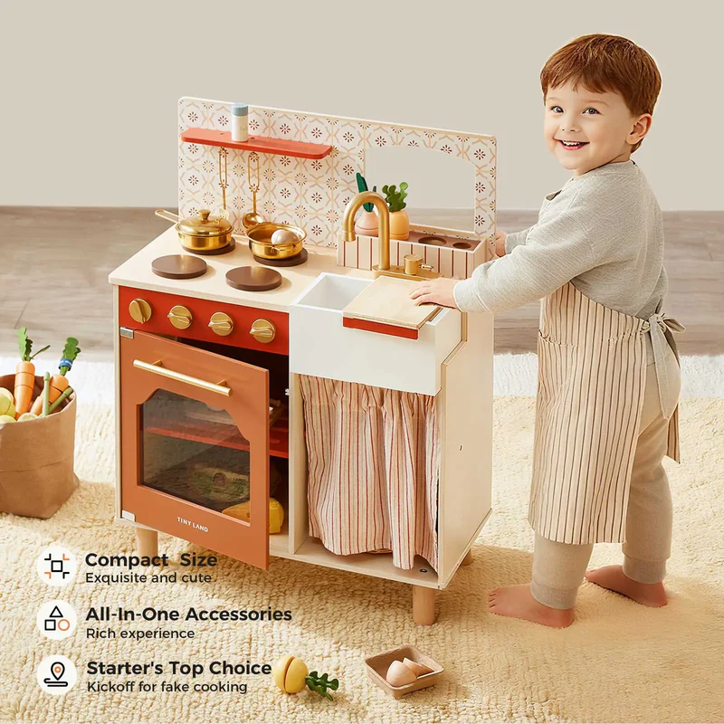 Tiny Land Mediterranean Play Kitchen.