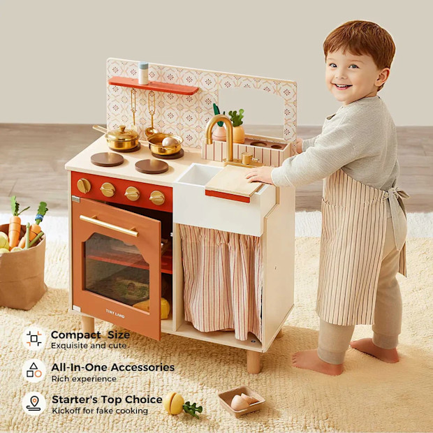 Tiny Land Mediterranean Play Kitchen.