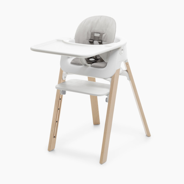 Stokke Steps Complete High Chair - White Seat/Natural Legs | Babylist Shop