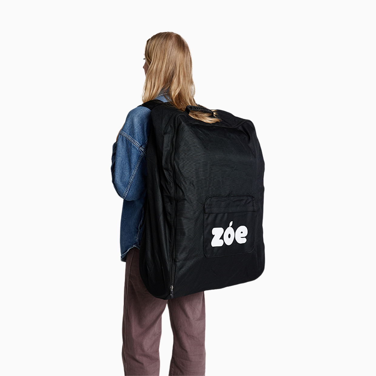 Zoe Single Stroller Storage Backpack - Black.