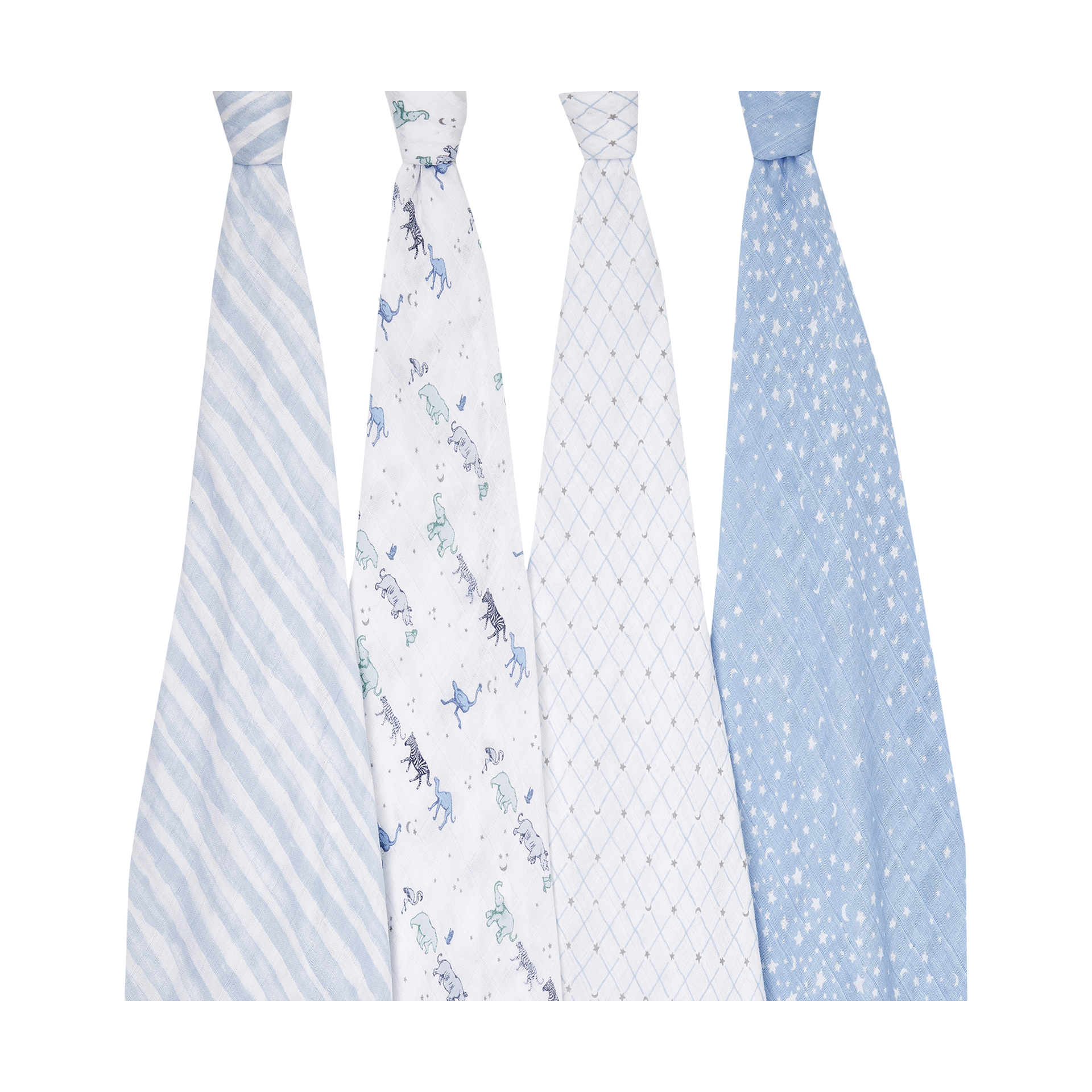 Aden + Anais Cotton Muslin Swaddle 4-Pack - Rising Star.