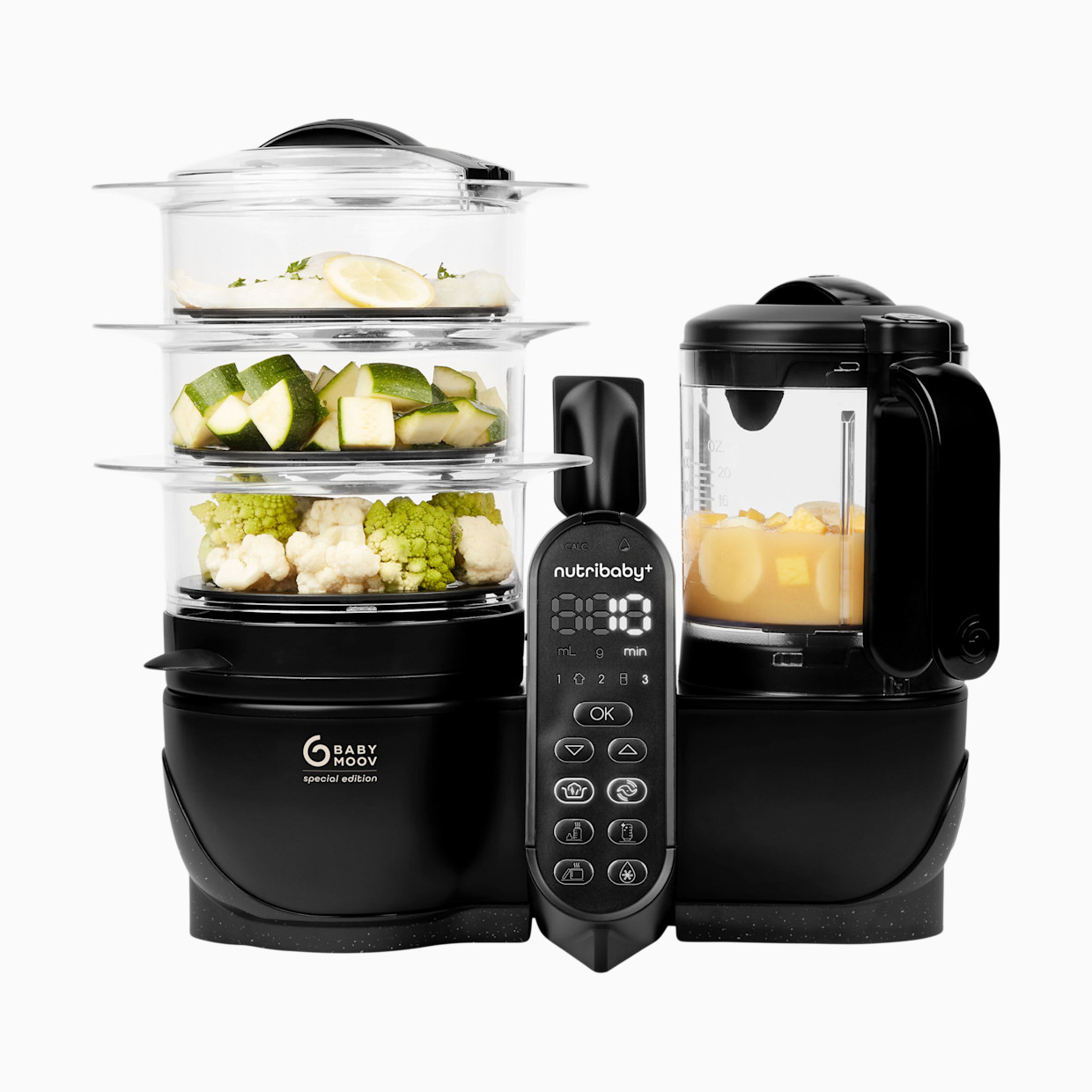 Babymoov Duo Meal Station XL - Black.