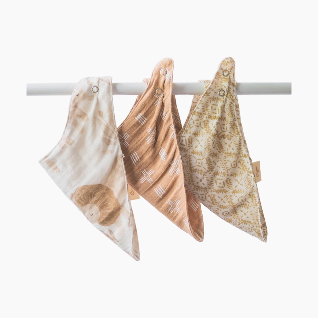 Crane Baby Cotton 4 Layer Muslin Bib Set (3 Pack) - Kendi.