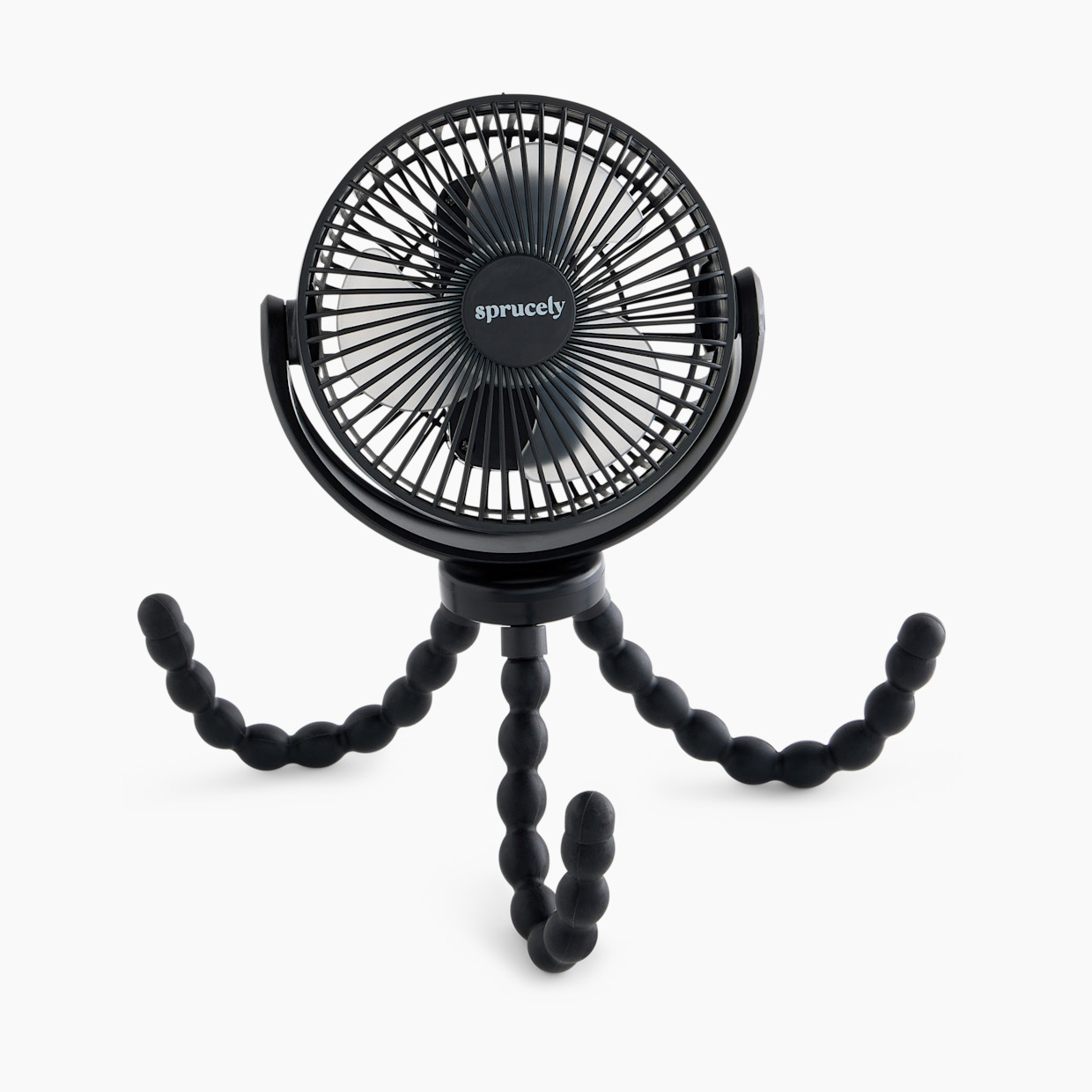 Sprucely Portable Stroller Fan - Black.