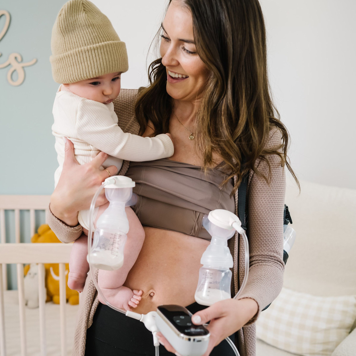 BabyBuddha 2.0 Double Electric Breast Pump Kit.