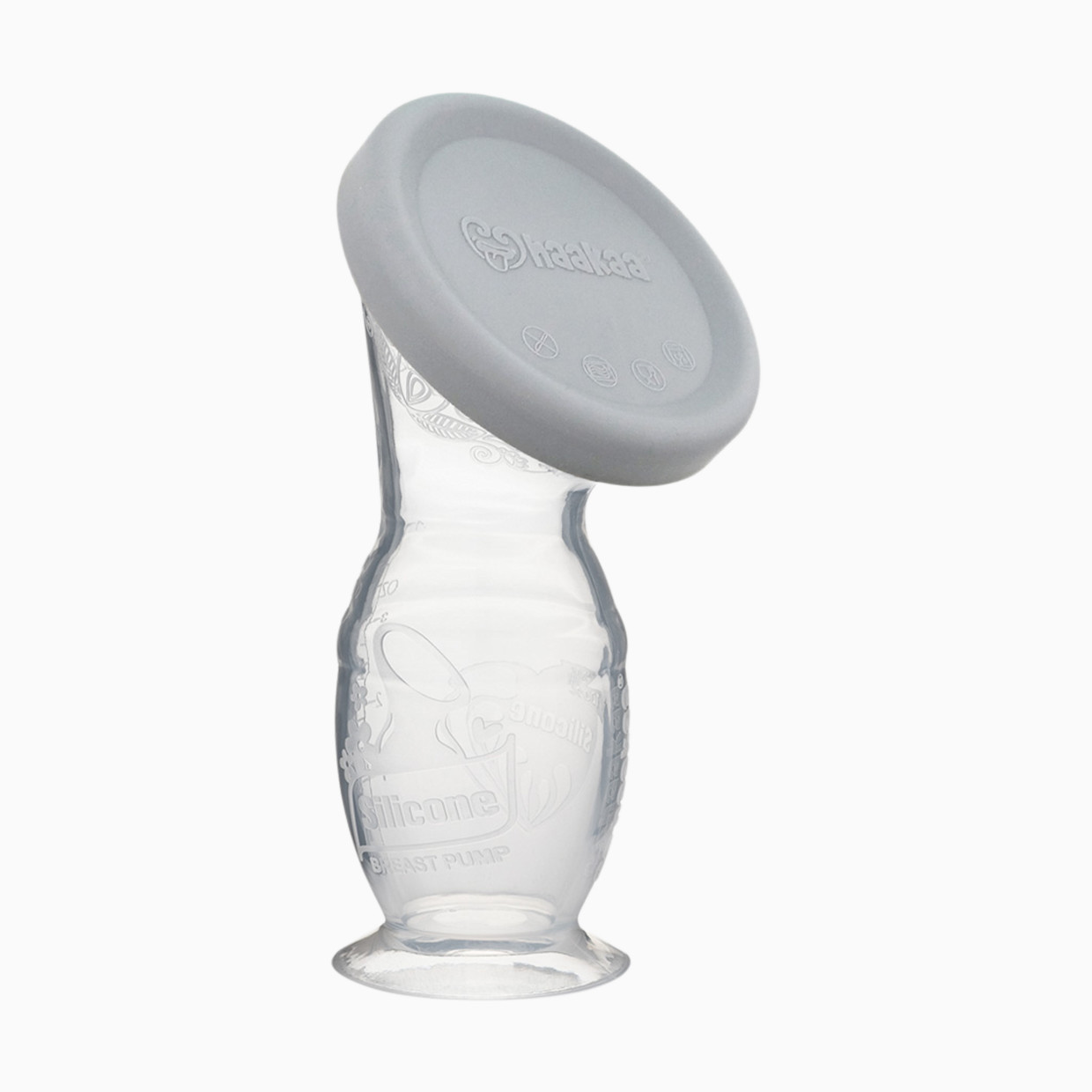 Haakaa Silicone Breast Pump with Lid.