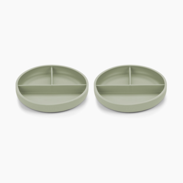 Lalo Suction Plate - Sage, 2.