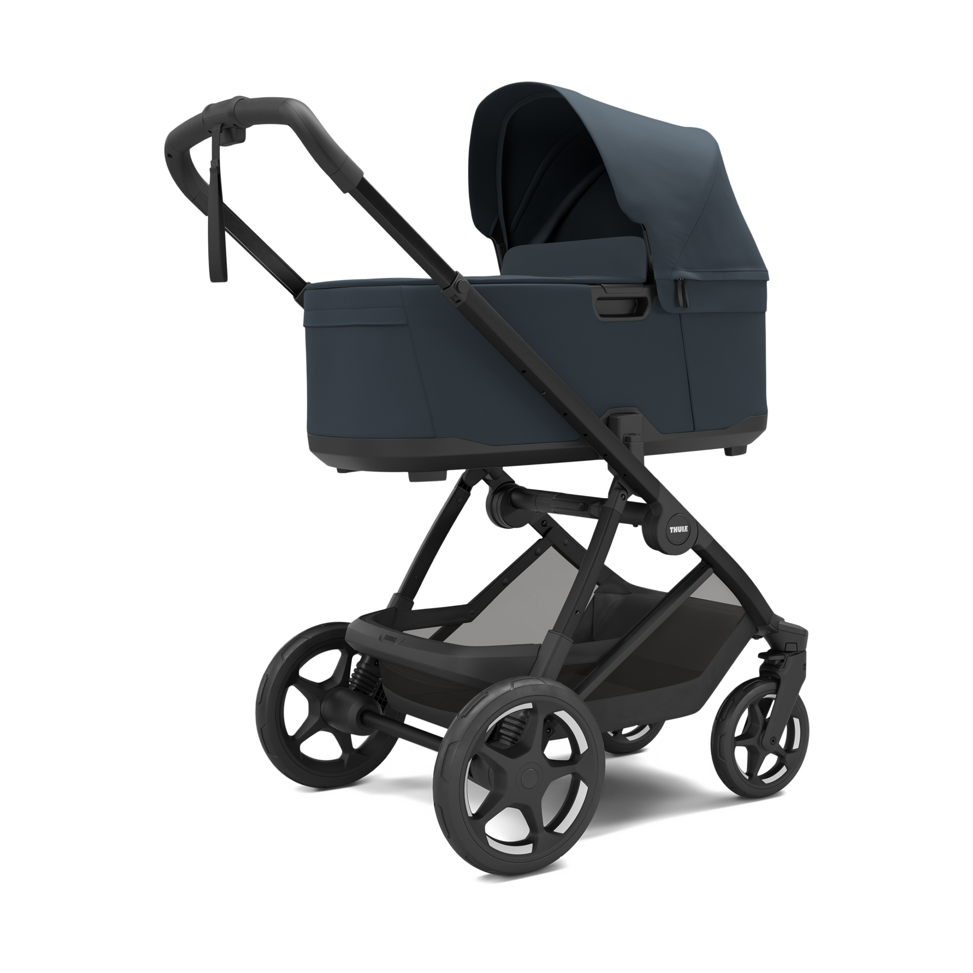 Thule Charm Stroller + Bassinet - Darkest Blue.