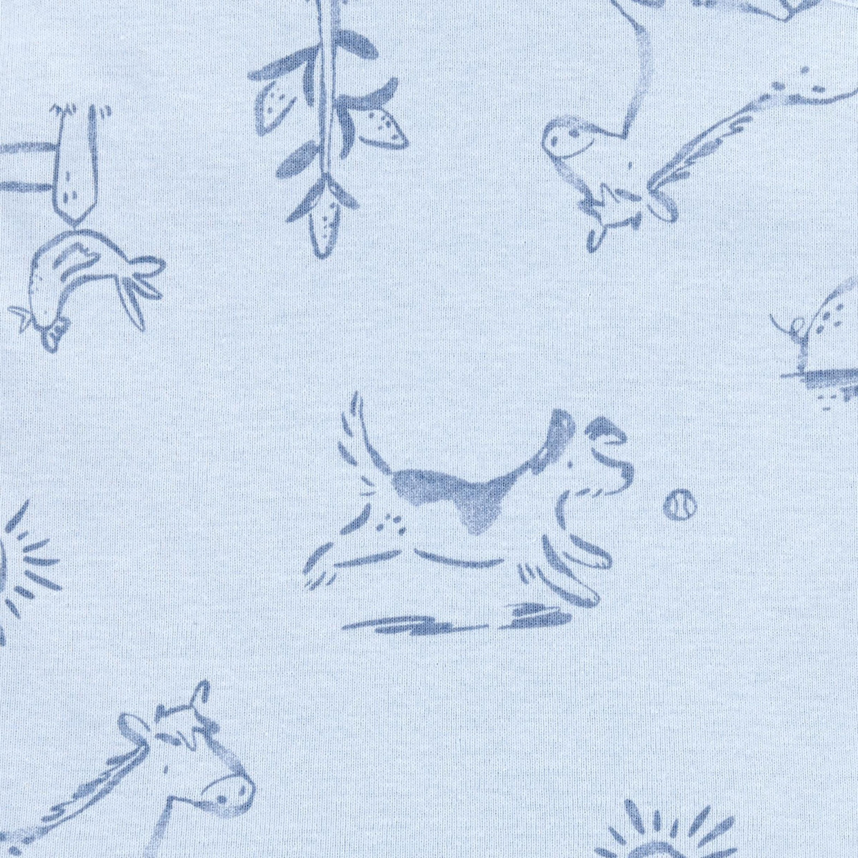 Carter's 5-Pack Short-Sleeve Cotton Bodysuits - Dog, Newborn.