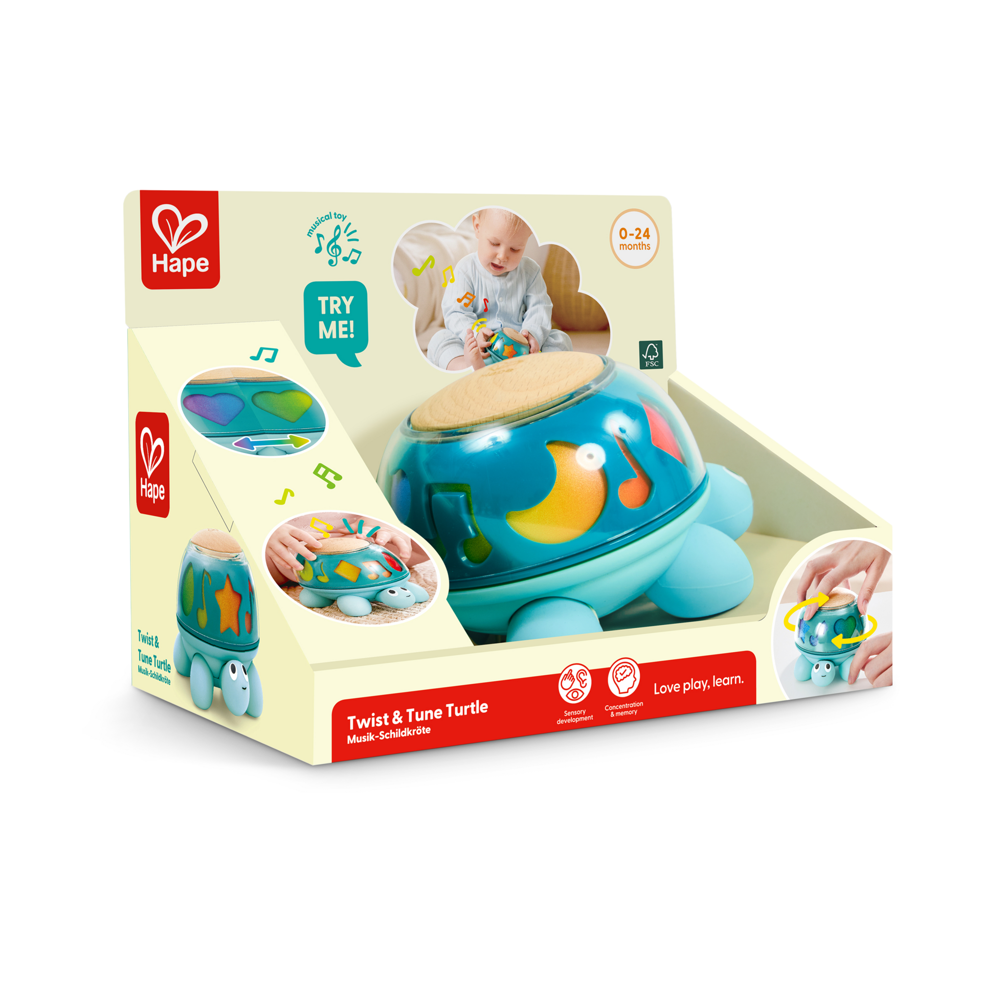 Hape Twist & Tune Turtle.