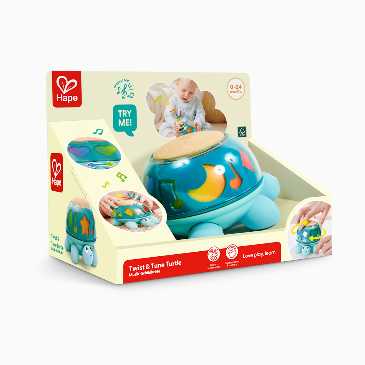 Hape Twist & Tune Turtle.