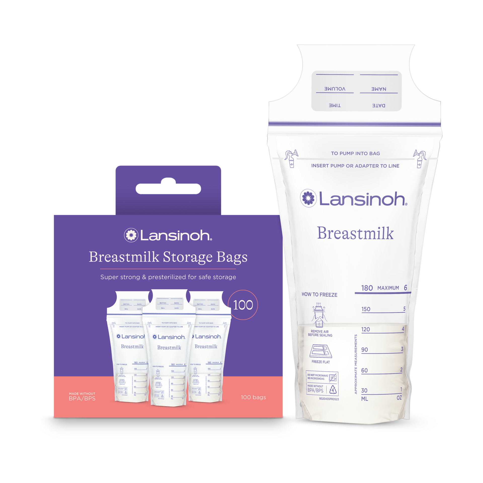 Lansinoh Milk Storage Bags - 100.