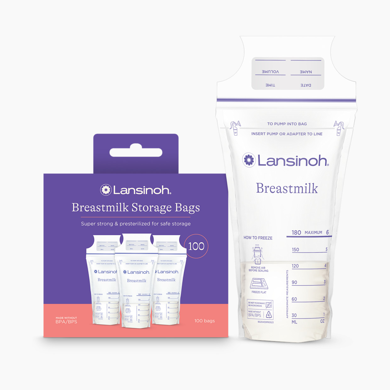 Lansinoh Milk Storage Bags - 100.