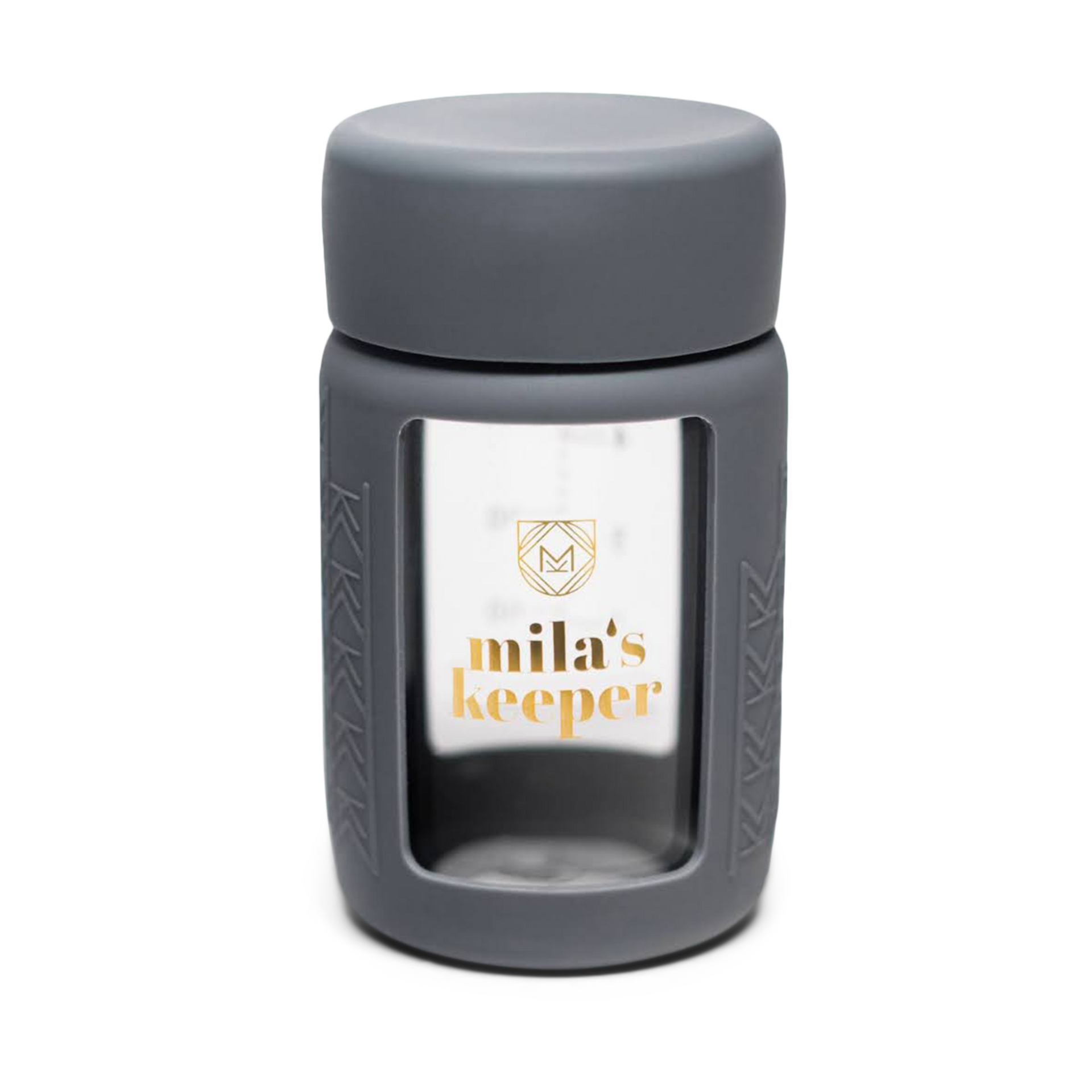 Mila's Keeper Glass Breast Milk Storage Bottles, 2 Pack - Starry Night, Wide, 2.
