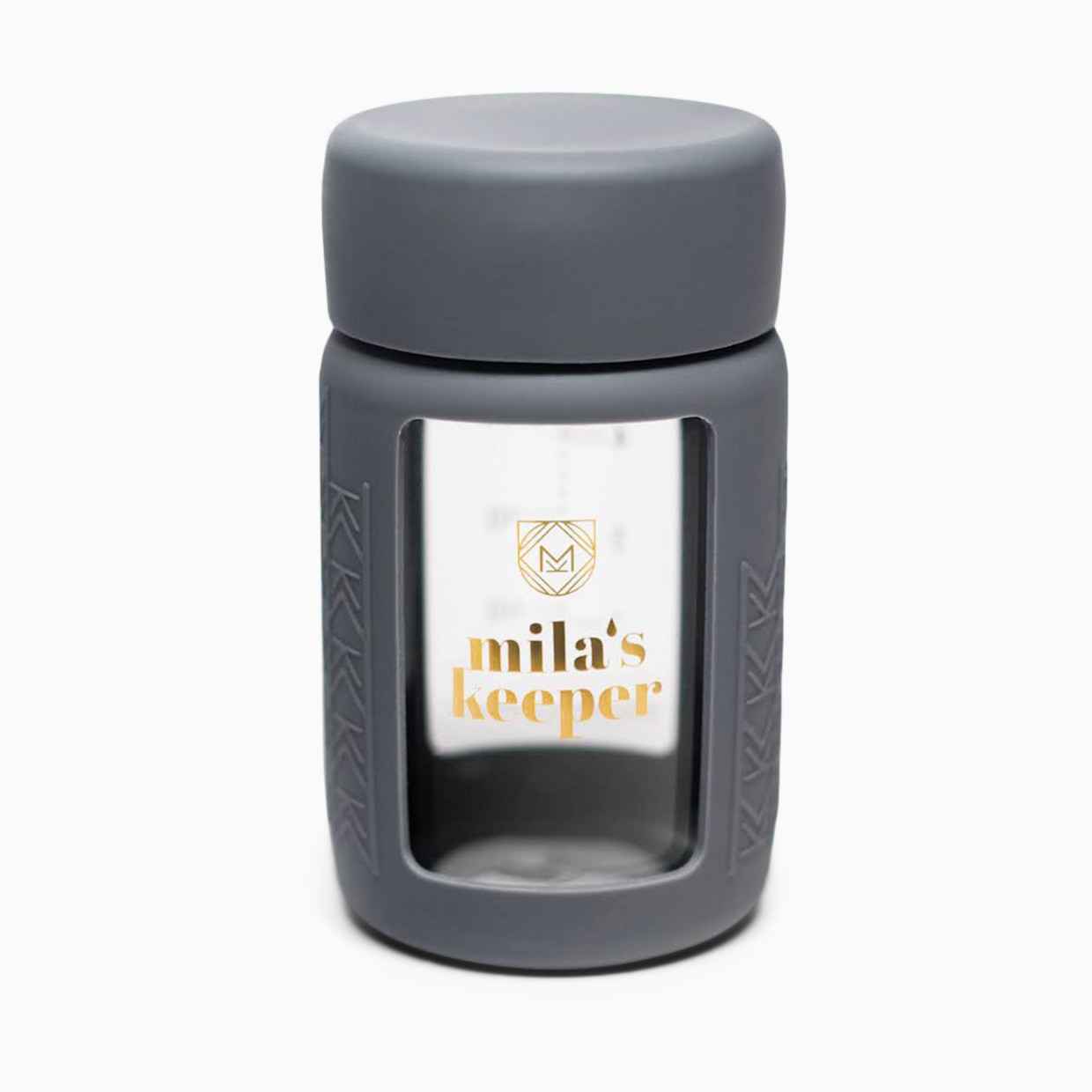 Mila's Keeper Glass Breast Milk Storage Bottles, 2 Pack - Starry Night, Wide, 2.