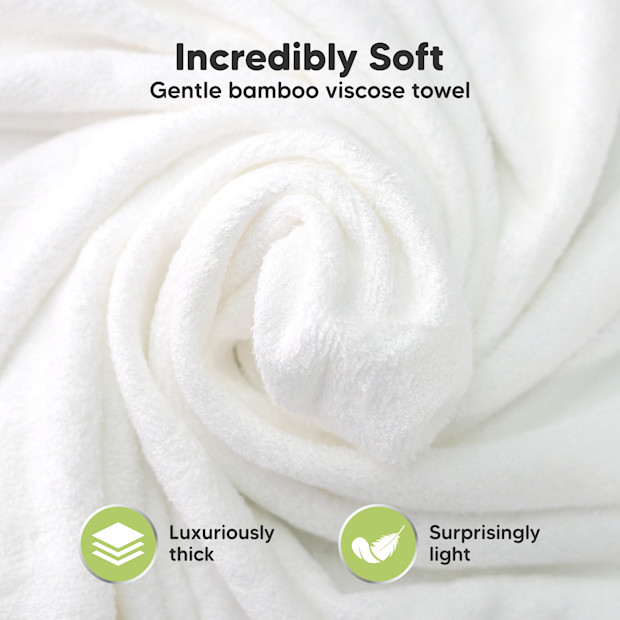 KeaBabies Cuddle Bamboo Viscose Hooded Towel.